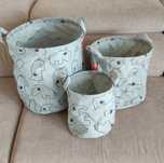 3 kosze done by deer