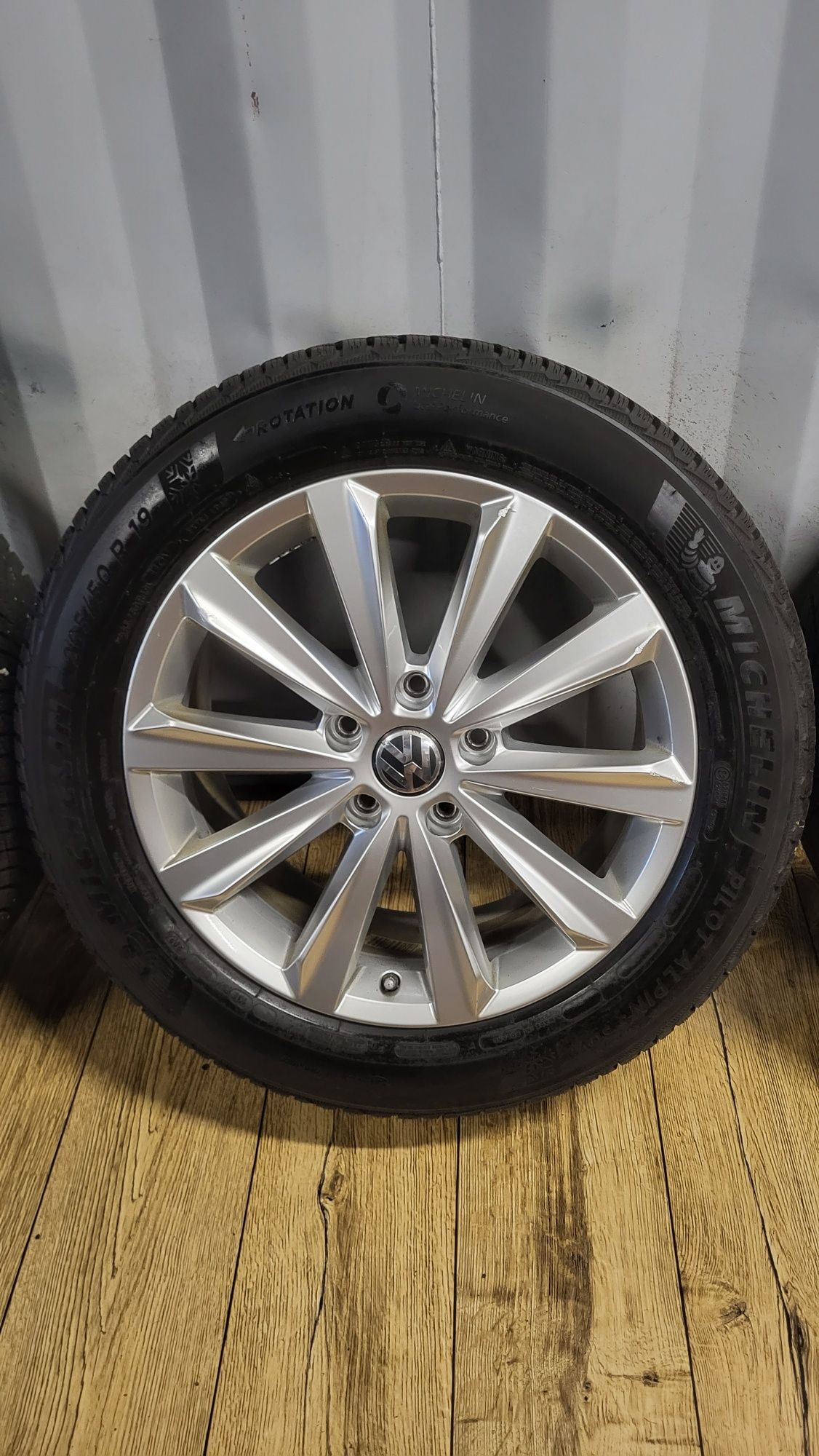 Alufelgi Vw Touareg 19" 5x130 z oponami 265/50 R19 jak nowe Touareg Q7