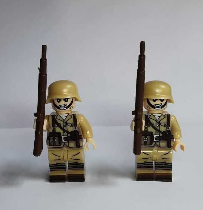 Minifigurki Klocki WW2 Army Wehrmacht Niemcy Żołnierzyki Afrika Korps