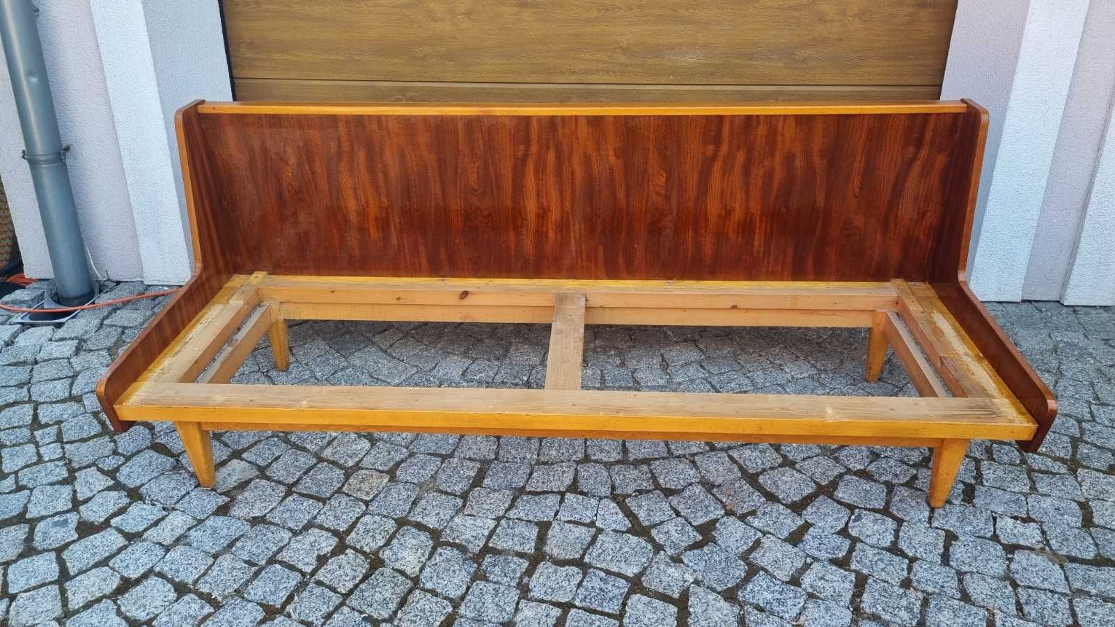 Dwustronna Czechosłowacka Sofa vintage design PRL