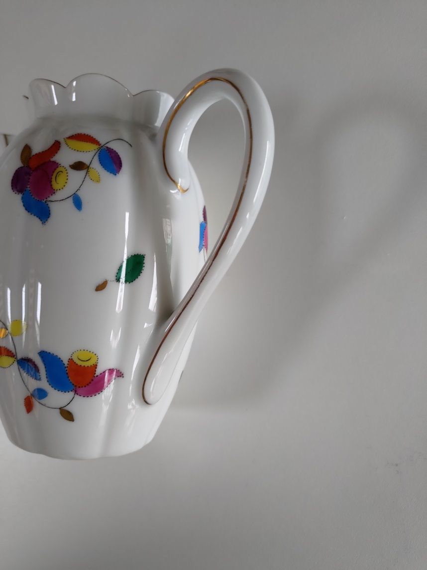 Dzbanek w kwiaty porcelana niemiecka Wurttemberg