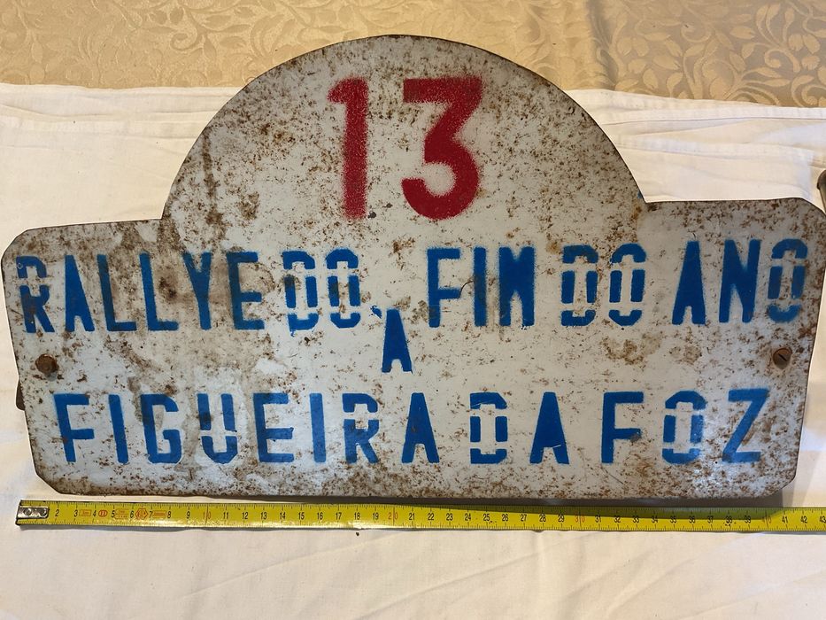 Antiga placa de Rally da Figueira da Foz