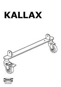 Kółka Ikea Kallax 17225 (3x)