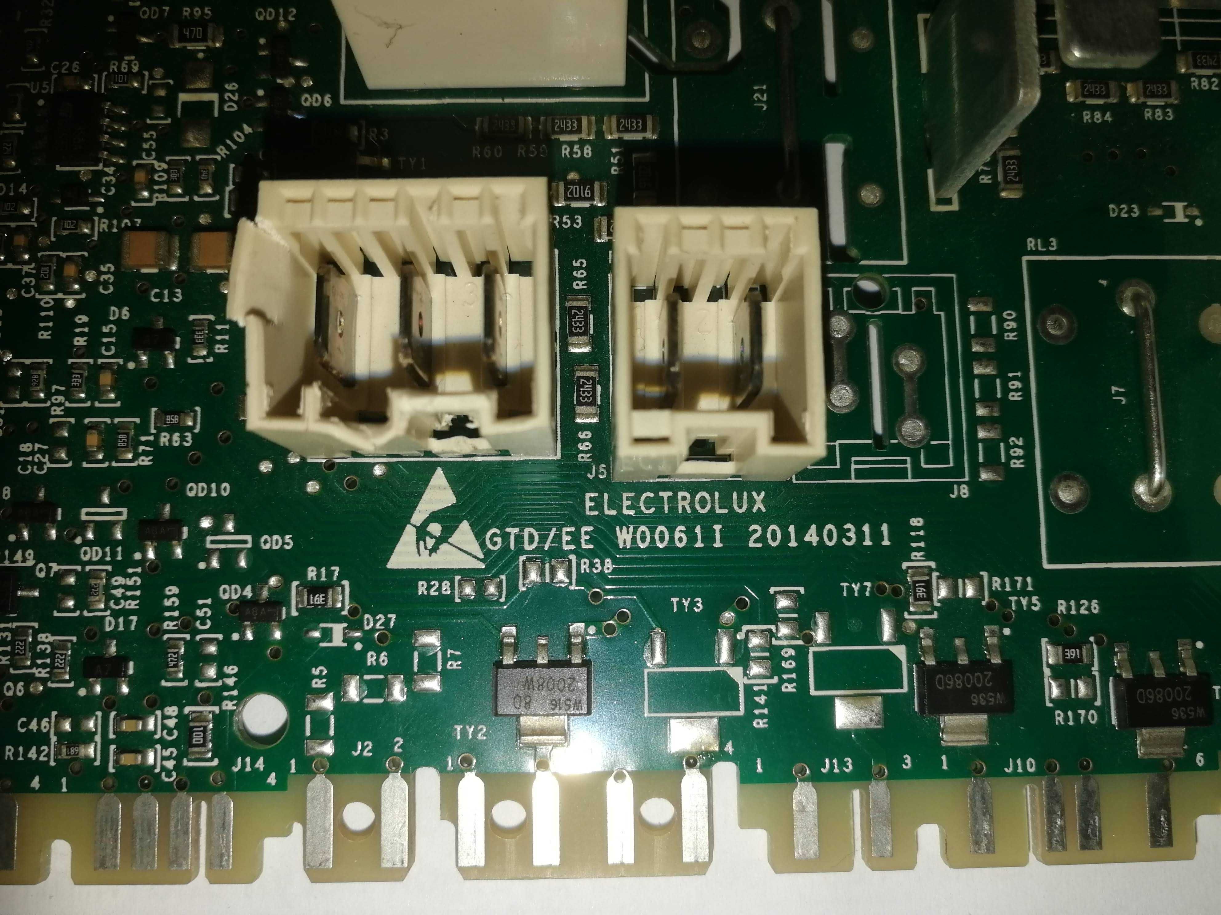 Плата керування пральної машини Elektrolux (Zanussi)