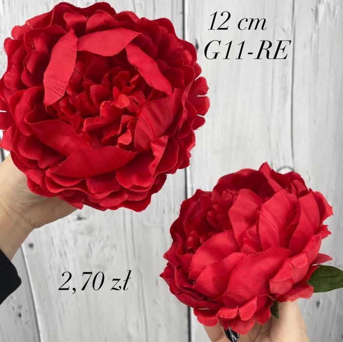 Piekn duza peonia na sztuki , kwiaty sztuczne