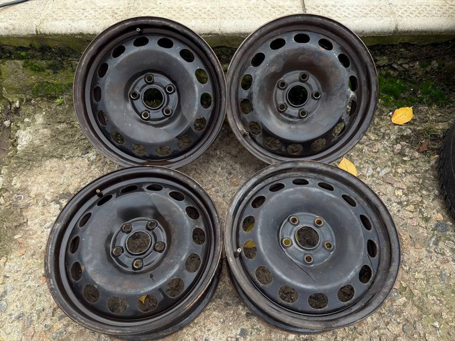 Диски R16 5 112 Volkswagen Skoda Audi Seat залізні сталеві железные