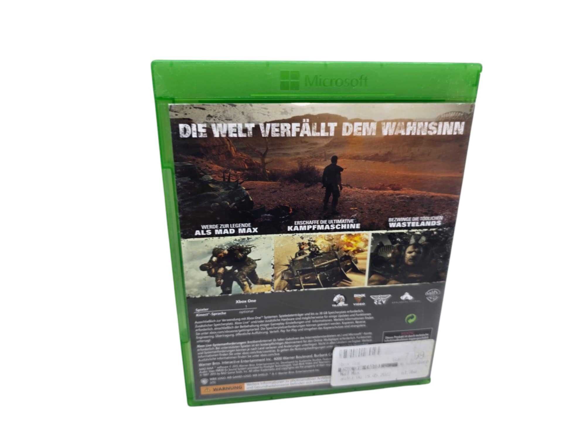 Gra Xbox One Mad Max