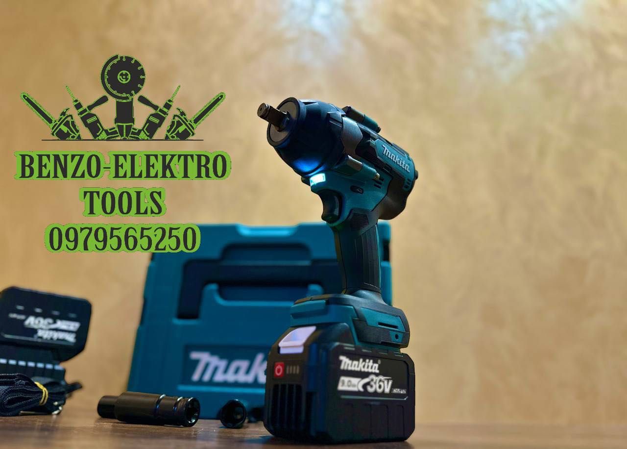 Аккумуляторный Акумуляторний Гайковерт Makita 800 36-8A + головки