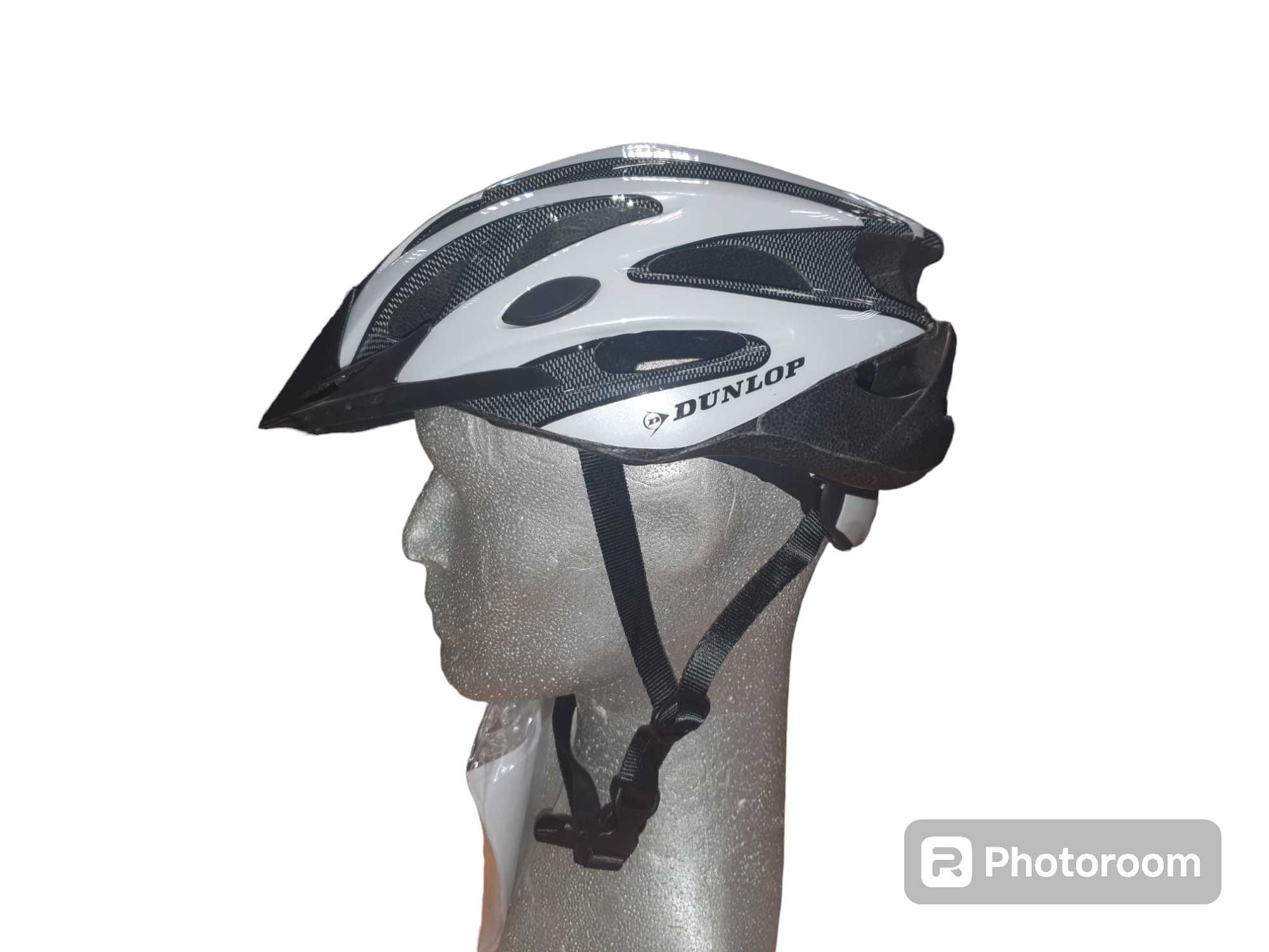 Kask rowerowy DUNLOP regulowany ( M - 55 - 58 cm )