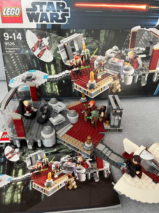 lego star wars 9526 palpatine arrest UNIKAT z Pudełkiem i Instrukcją!