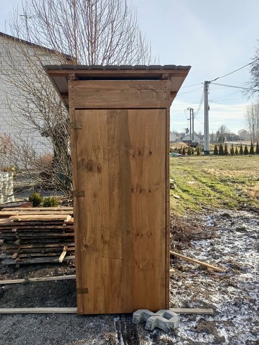 WC/ toaleta/ kibel drewniany na budowę