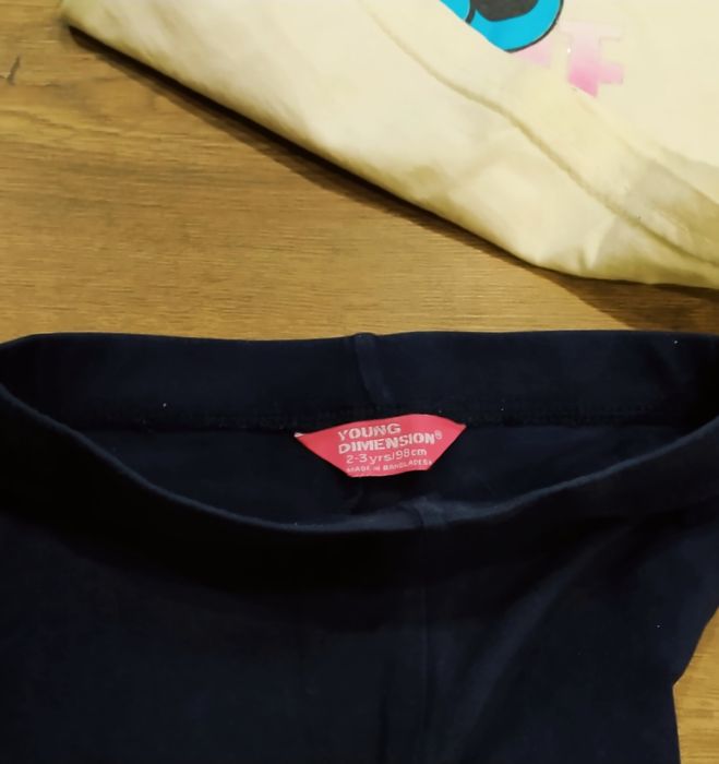 Bluzka Minnie i legginsy letnie zestaw 98