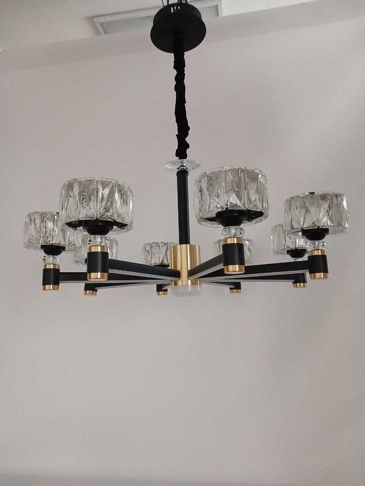 Люстра кришталева Sirius Ш 1299/8 (80W) led