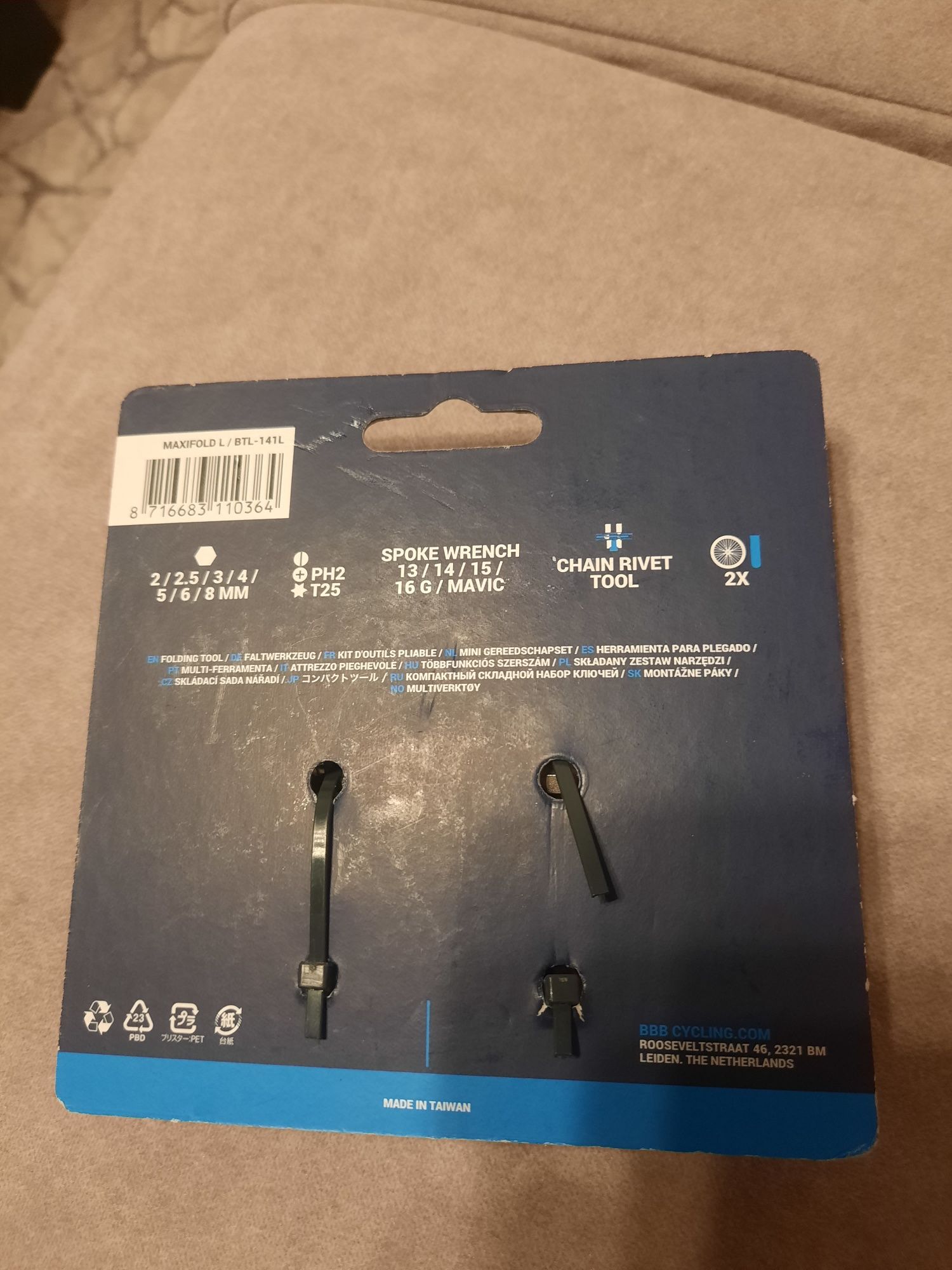 multitool BBB maxifold L btl-141l klucze rowerowe 0425