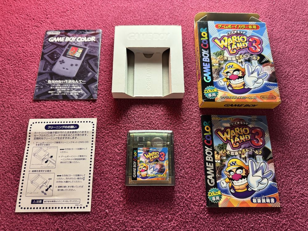 Wario Land 3 Game Boy Color CIB, oryginalna gra box BDB stan