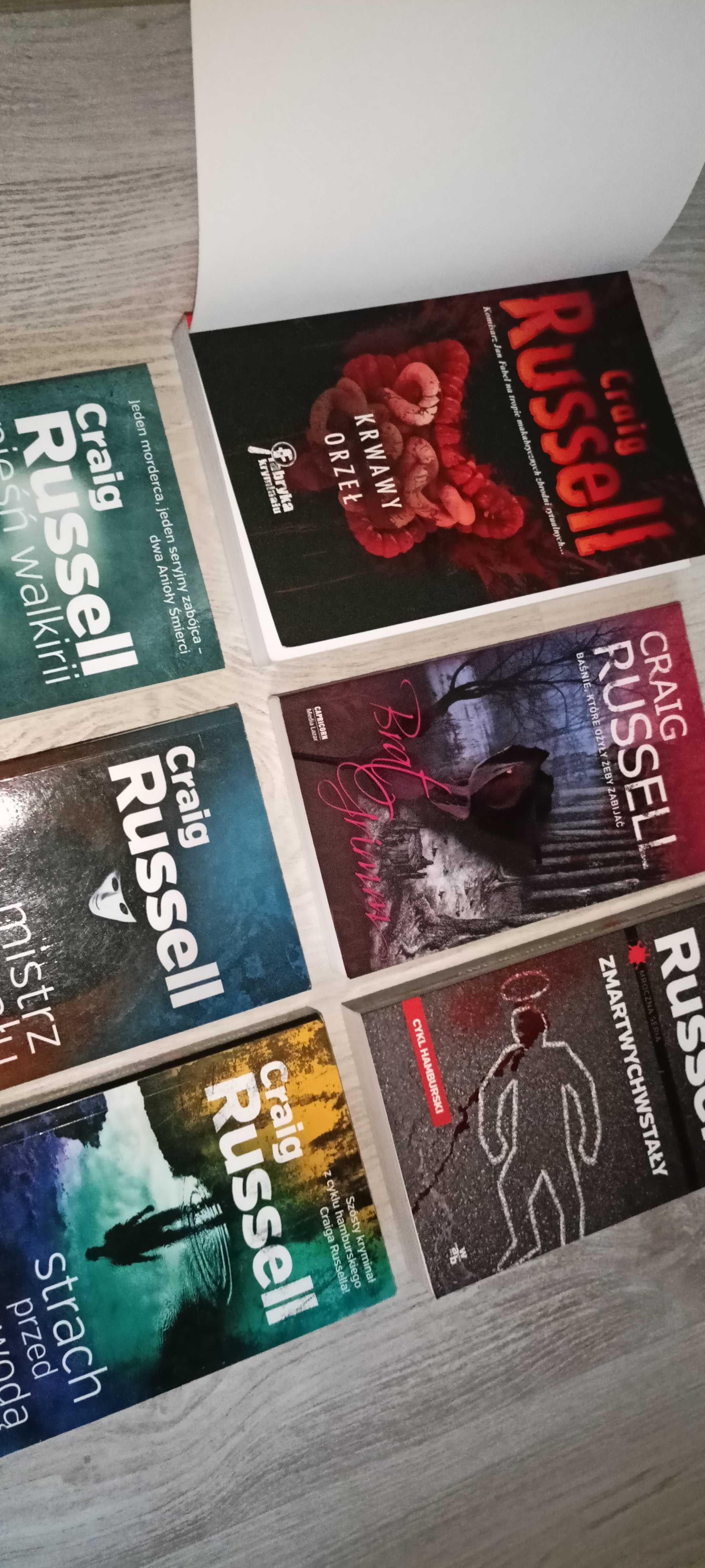 6x Russell Krwawy orzeł Brat Grimm Zmartwychwstały Strach przed ciemną