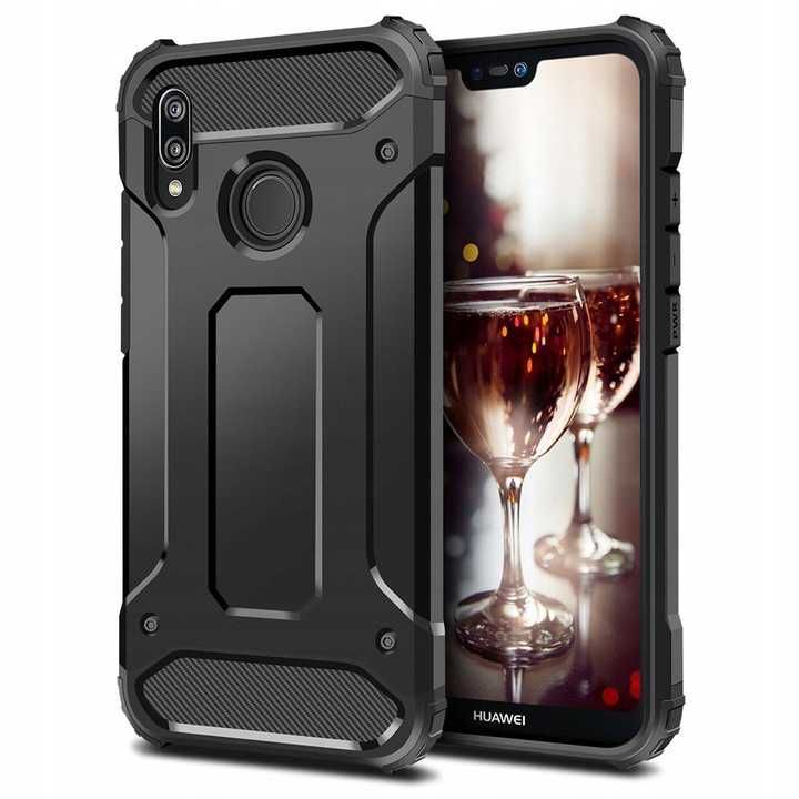 Case Etui Pancerne Armor do Huawei P20 Lite + Szkło Hartowane