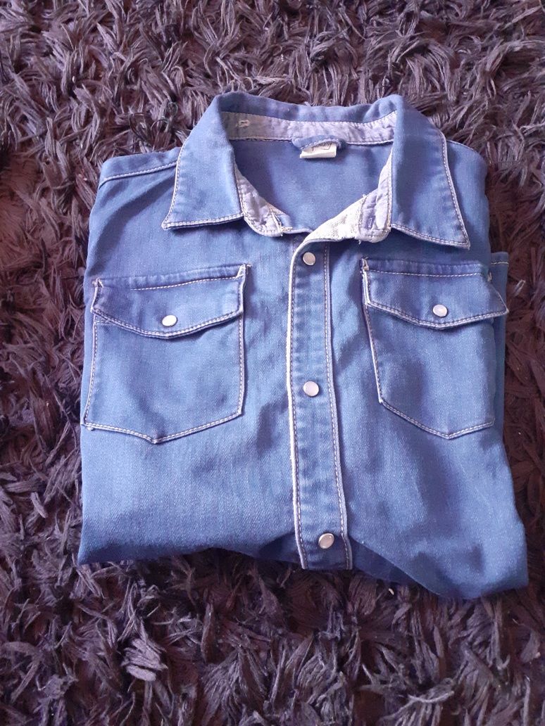 Camisa de ganga 13/14 anos