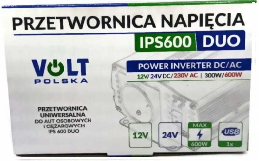 Продам інвентор  VOLT POLSKA IPS 600 DUO 12/24V/230V (30