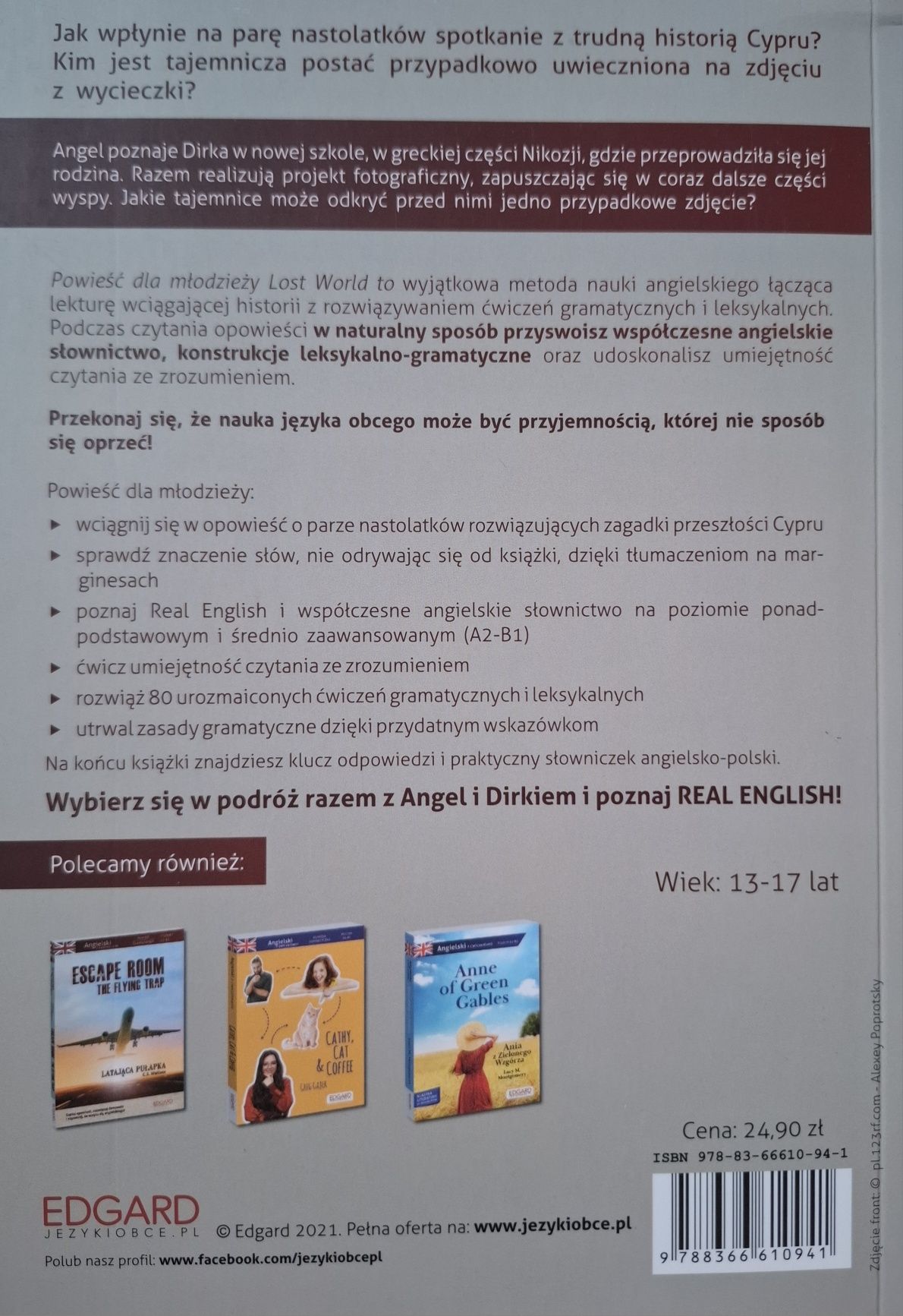 Zestaw powieści do nauki angielskiego edgard angielski z ćwiczeniami