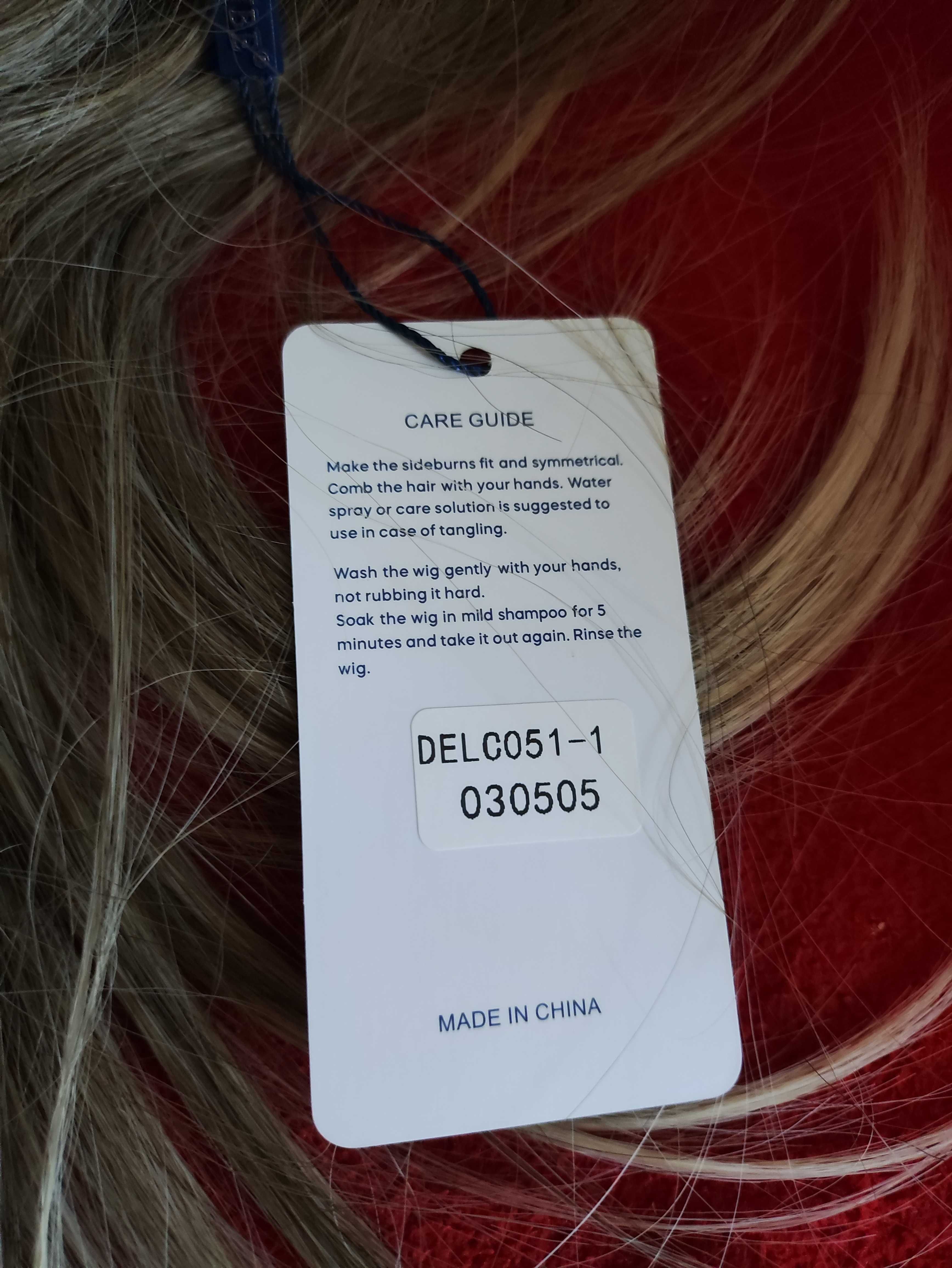 Peruka dla Kobiet Damska długie włosy ciemny blond DELC051-1 HAIRCUBE