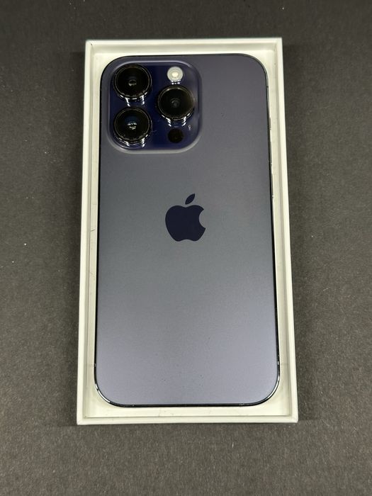 iPhone 14 Pro - Deep Purple - 256 GB - bateria 75% - kompletny