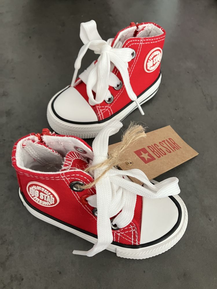 Trampki big star 18 nowe czerwone