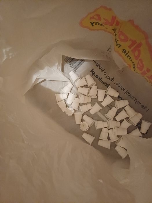 25 sztuk Nowe buteleczki z zakraplaczem plastikowe