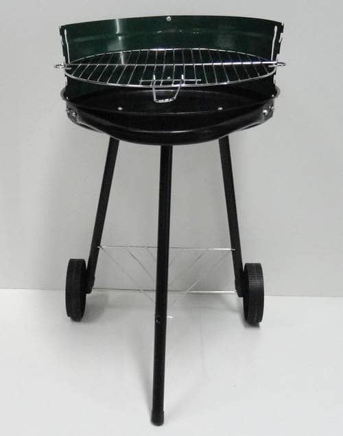 Grill Metalowy Ogrodowy na Kółkach 71cm / (16") + Półka - Różne Kolory