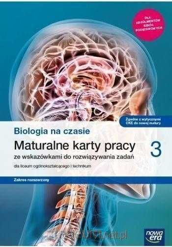 [NOWA] Biologia na czasie 3 Karty Pracy Zakres Rozszerzony Nowa Era