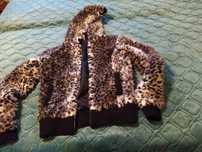 Casaco Leopardo com carapuço