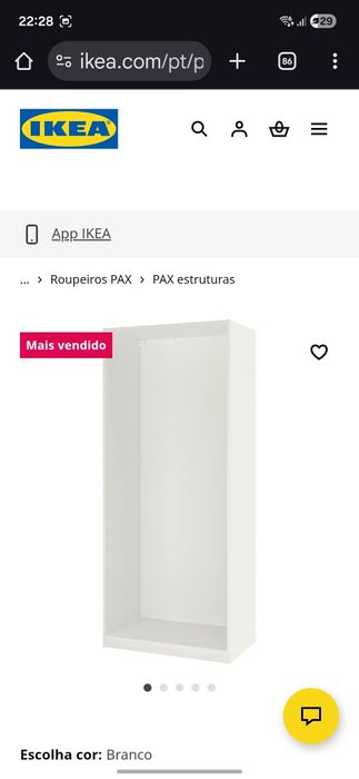 Roupeiro Pax Ikea