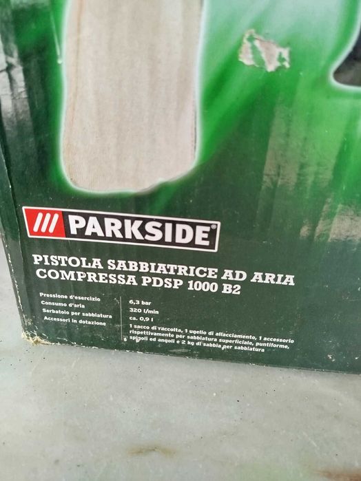 Pistola jato areia Parkside