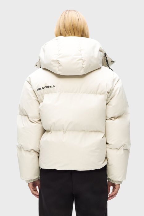 Жіноча біла/молочна куртка ikon Karl Lagerfeld A3W15020