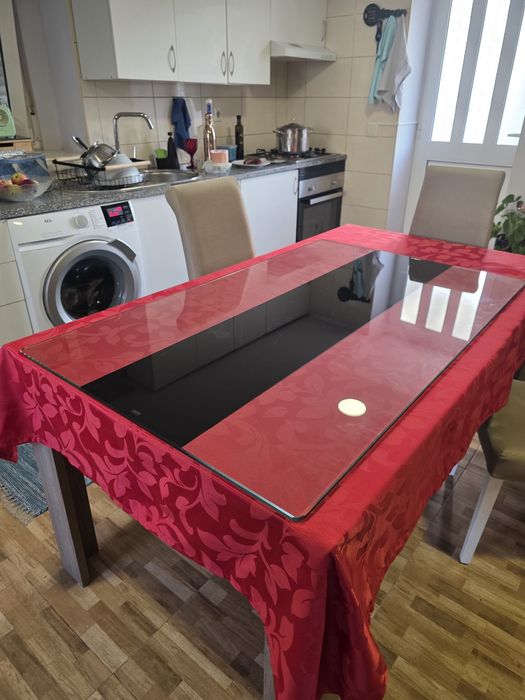 Vidro de mesa de sala ou exterior Lindíssimo