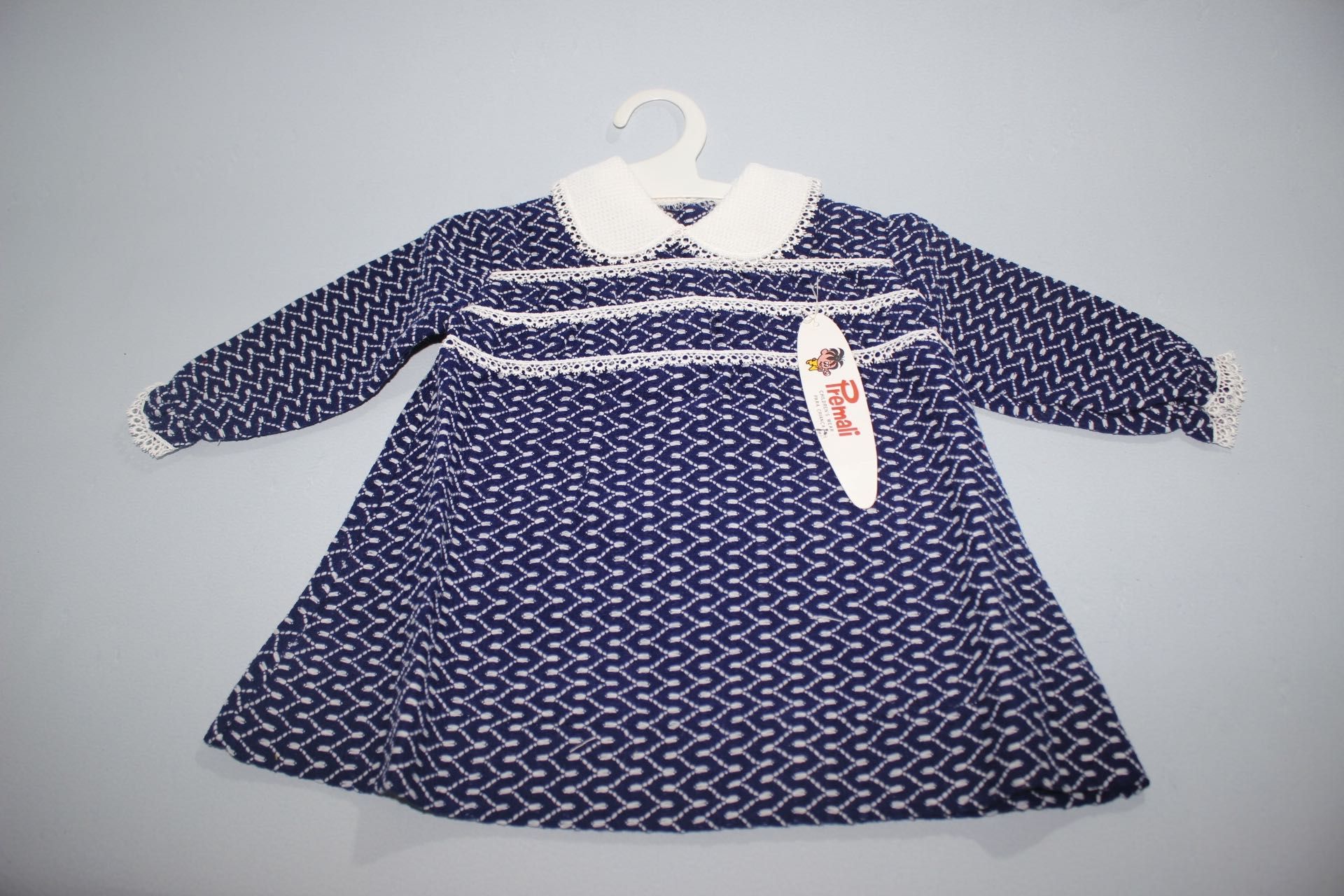 2 vestidos menina Vintage, marca Premali, Fabricado Portugal, Novo