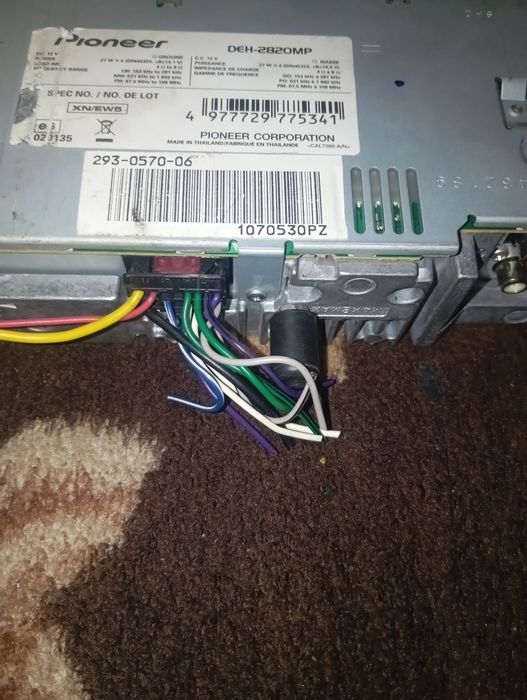 Продам магнитолу pioneer deh 2820 MP