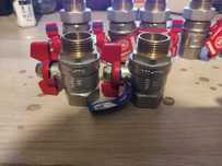 Zawory 1'' cal DN25 kulowe PERFEXIM PHA-004 - 2szt