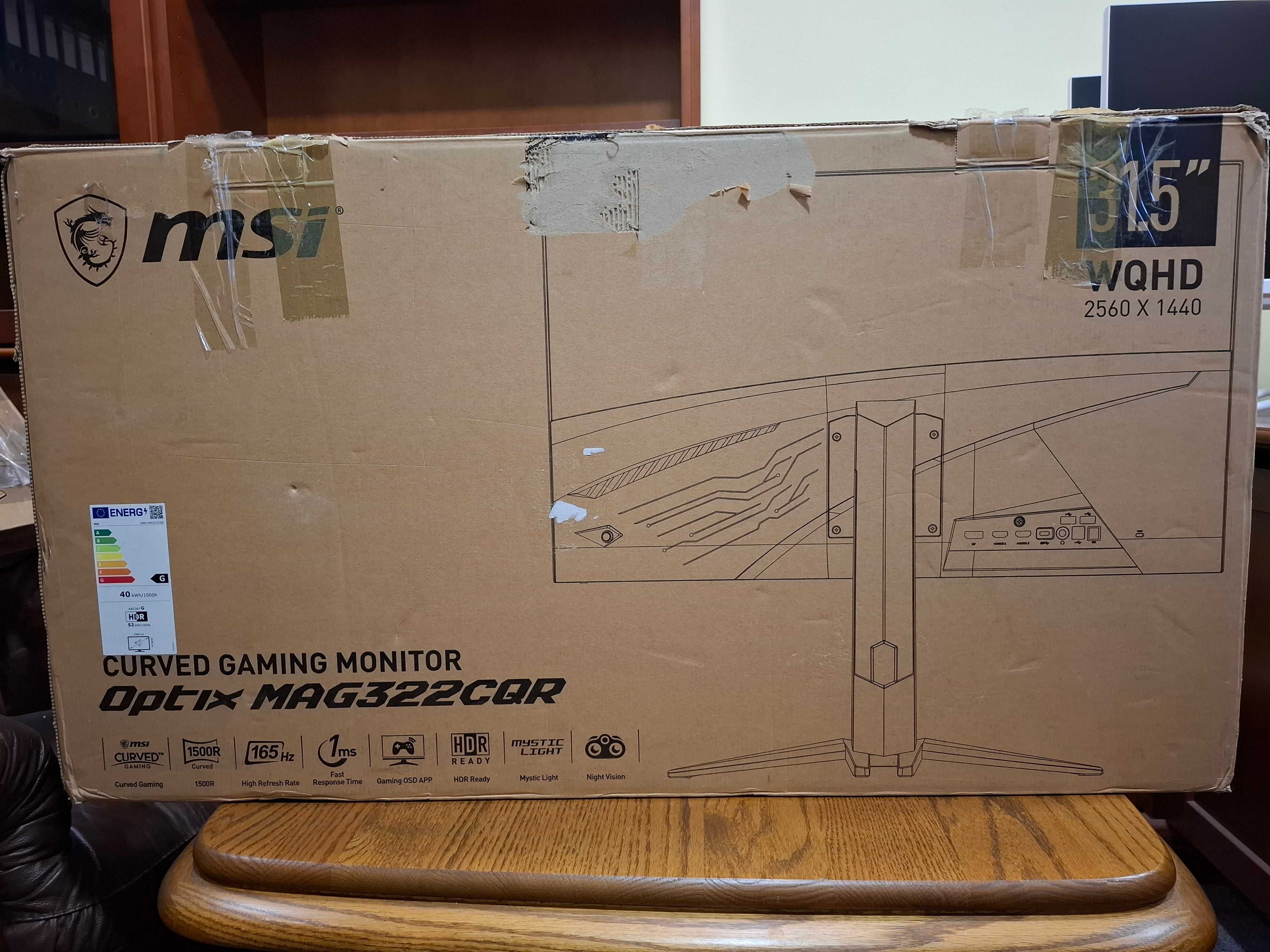 Monitor MSI Optix mag322cqr Curved 32"