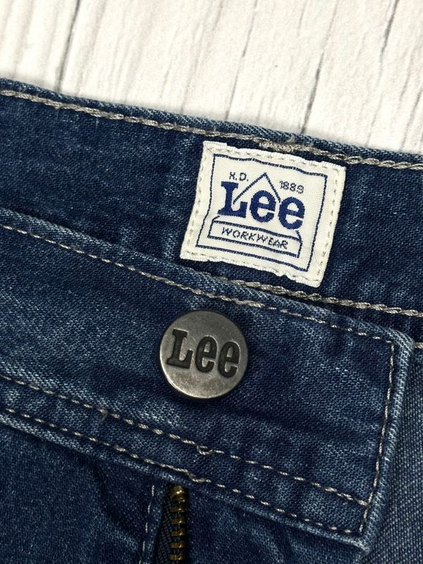 Lee Carpenter Workwear Jeansy Męskie o Luźnym Kroju Logowane r. W29 L3