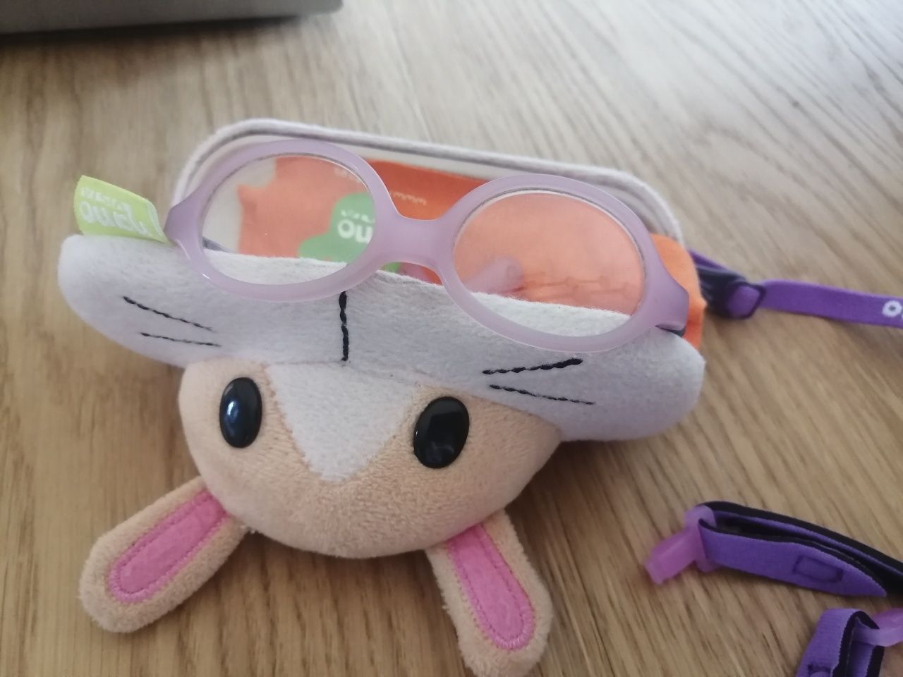 Nano okulary, oprawki dla dziecka, zestaw z gumeczkami