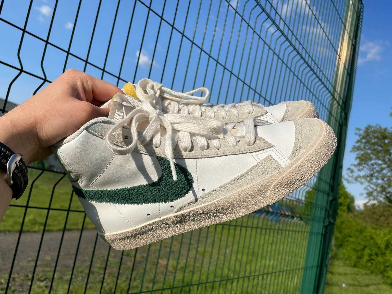 Кроссовки 39р. NIKE BLAZER MID 77 VINTAGE White Green DX8959-100 кеды