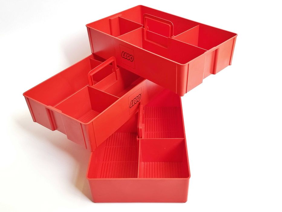 3 Caixas arrumação Lego vintage modelo 791-1 de 1972