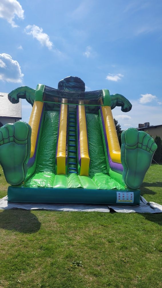 Dmuchaniec zjeżdżalnia Euro-Bungee trampolina wynajem Bubble Piana