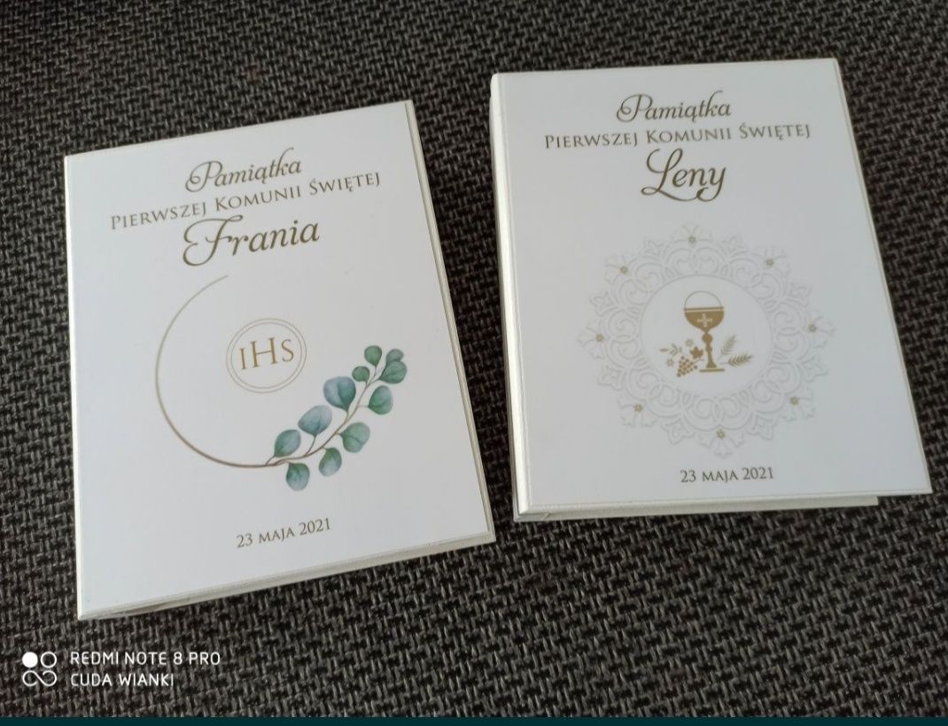 Biblia prezent Komunia Święta personalizowana pamiątka