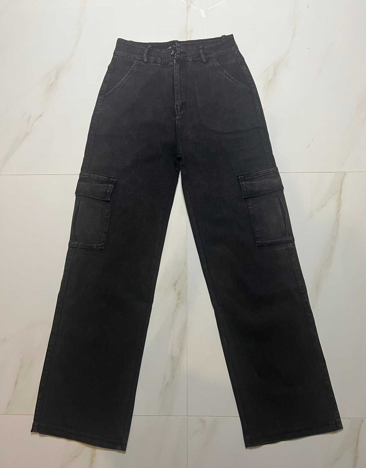 Стильні джинси сірі з карманами