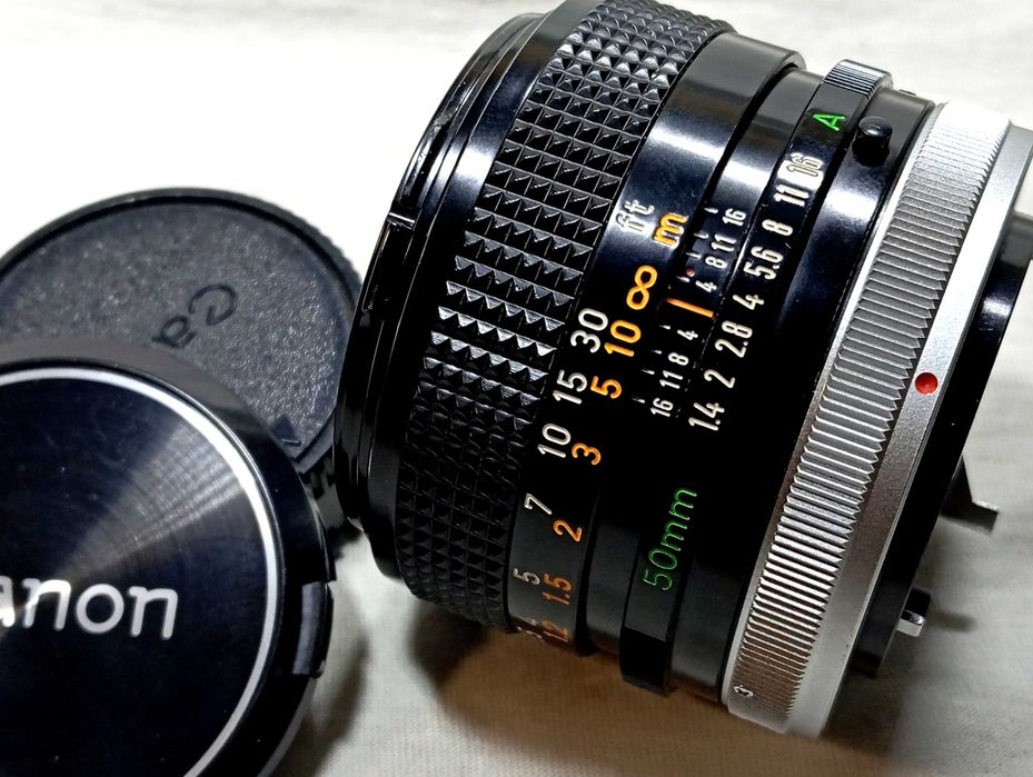 Canon FD 50mm 1:1.4 S.S.C. полный комплект