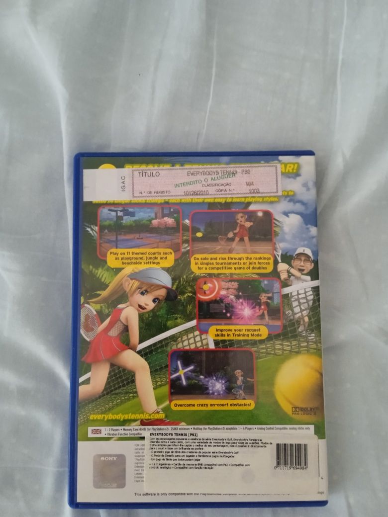 Everybody's Tennis PS2