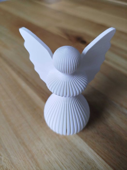 10 aniołków choinkowych nowe białe ozdoba zawieszka na choinkę