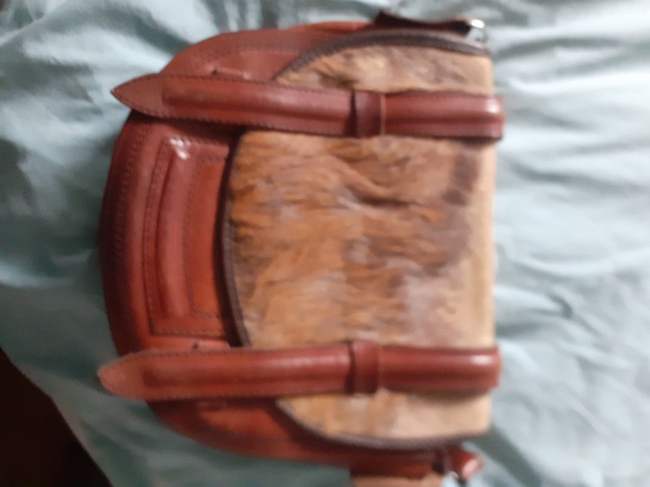 Torba myśliwska ręcznie szyta.